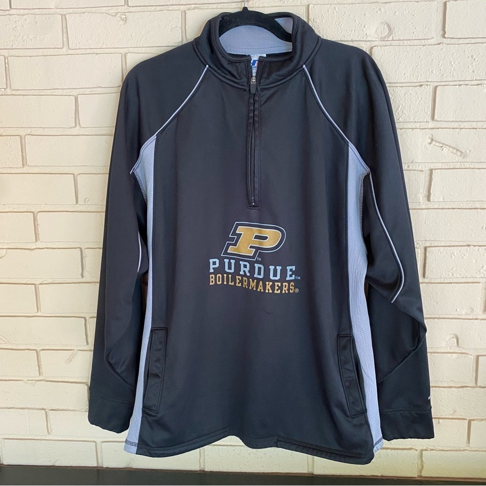 Purdue Boilermakers NCAA Sweatshirt 1/4 Zip Pullover Tailgate College Men Large